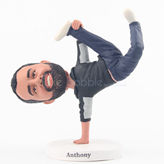 Personalized funny Hip-hop man bobblehead