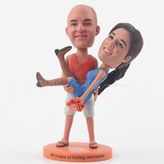 Custom unique couple bobble heads