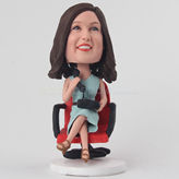 Unique bobblehead for her talking on the phone