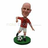 Personalized custom soccer player bobble head