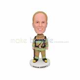 Custom design fireman bobblehead