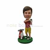 Glof bobble head doll