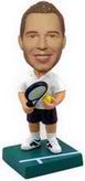 Male Superstar Tennis Player Bobblehead