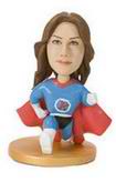 Superwoman bobble head doll - run