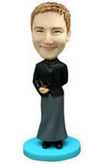 Ancient Chinese men bobble head doll