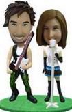 Music - couple bobble head doll