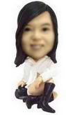 Naughty Girl bobble head doll