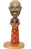 Ancient Chinese men bobble head doll