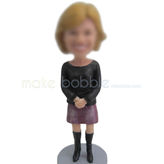 Casual female bobble dolls