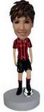 Female soccer players bobblehead