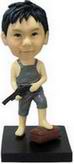 Boy Pirate bobble head doll