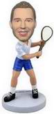 Tennis player bobblehead - black shoes