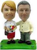 Casual Personalized Couple Bobbleheads