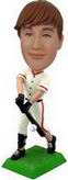 Baseball player bobblehead in the play