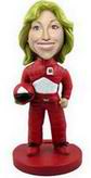 Race Car Driver bobble head doll