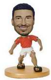 Sports man bobble head doll with the orange shirt