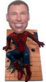 Spiderman Custom Bobble Head Doll