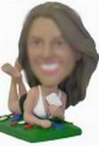 Women bobble head doll  in the game