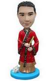 Ancient Chinese men bobble head doll