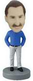 Boss bobblehead with dark blue shirt