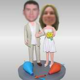 Wedding party bobbleheads