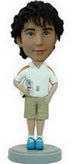 Man coach bobble head doll