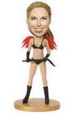 Black Swimsuit beauty female bobblehead