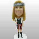 Fashion girl bobblehead