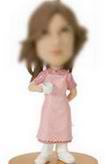 Housewife bobble head doll