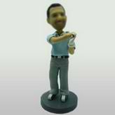 Golf player bobble head