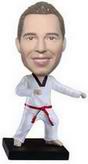 Taekwondo bobble head doll