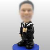 Graduation bobble head doll