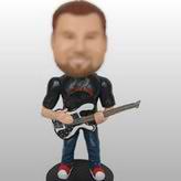 Personalize cusotm Guitarist bobblehead