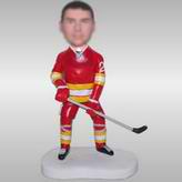 Hockey man bobble head doll