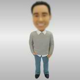 Leisure men bobble head doll