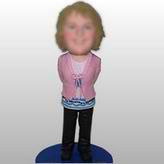 Little girl bobblehead