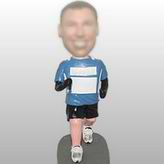 Long-distance runners customized bobbleheads