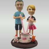 Sweet Lovers bobble head doll