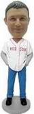 Male bobblehead with white Red Sox jersey