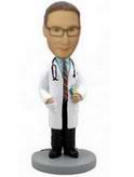 Doctor bobblehead with stethoscope