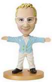 Leisure and handsome men bobble head doll