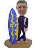 Male bobble head doll - Surfing