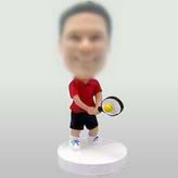 Male Tennis Player custom made bobble heads