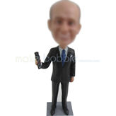 Create personalised man in suit bobble