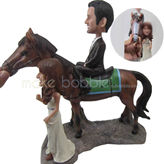 Design man with woman bobble