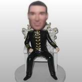 Military officer bobblehead