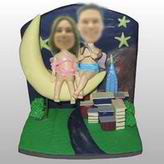 Moon And Star Couple bobbleheads