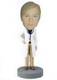 Female doctor bobblehead