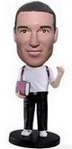 Reader bobble head