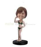 Personalized custom Bikini girl bobble heads